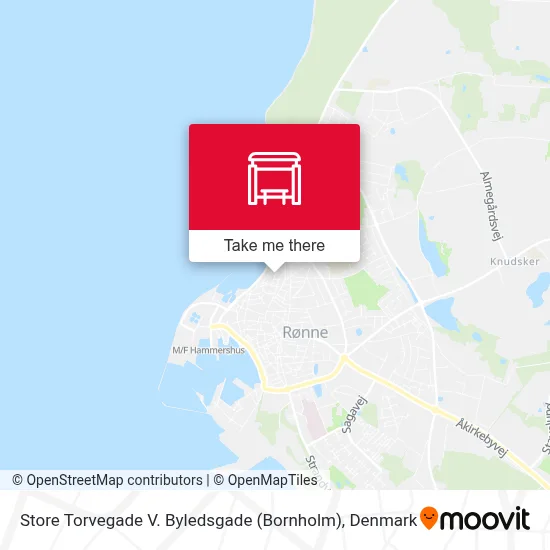 Store Torvegade V. Byledsgade (Bornholm) map