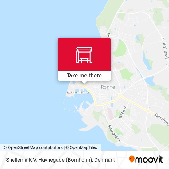 Snellemark V. Havnegade (Bornholm) map