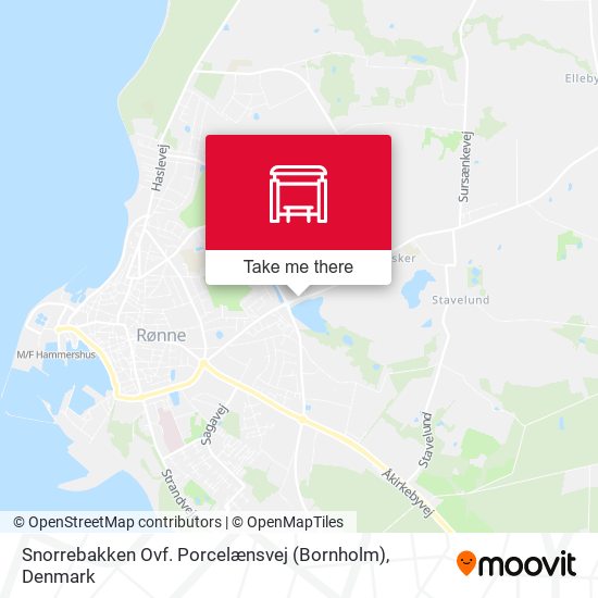 Snorrebakken Ovf. Porcelænsvej (Bornholm) map