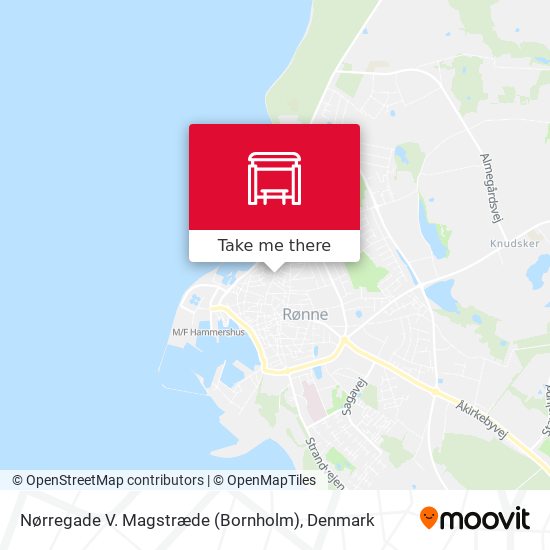 Nørregade V. Magstræde (Bornholm) map