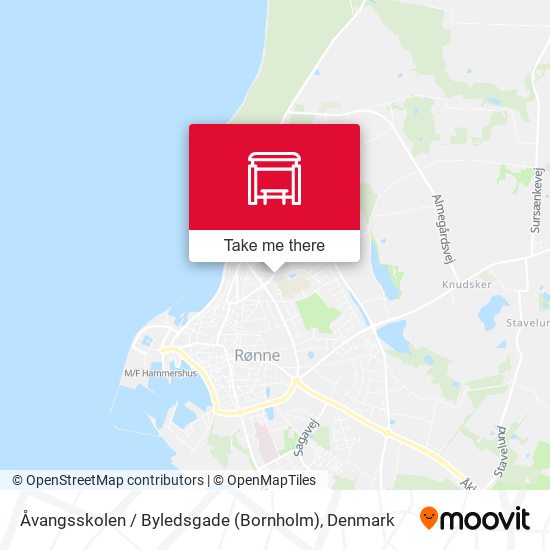 Åvangsskolen / Byledsgade (Bornholm) map