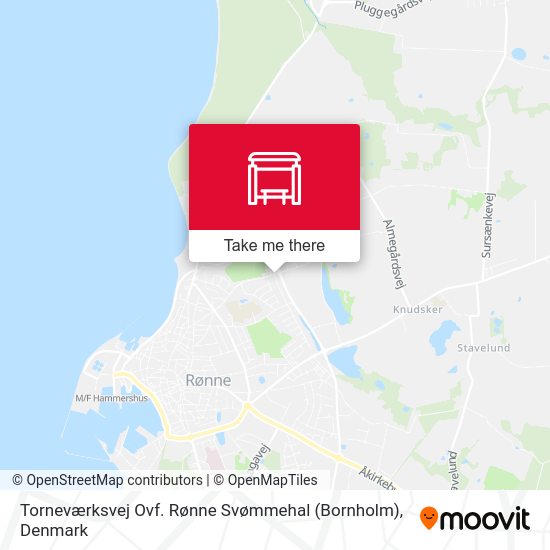 Torneværksvej Ovf. Rønne Svømmehal (Bornholm) map