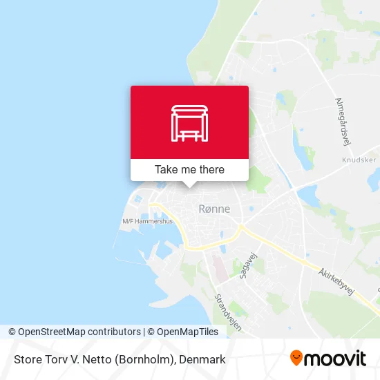 Store Torv V. Netto (Bornholm) map