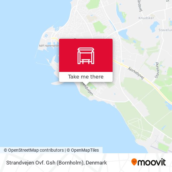 Strandvejen Ovf. Gsh (Bornholm) map