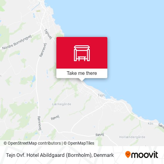 Tejn Ovf. Hotel Abildgaard (Bornholm) map