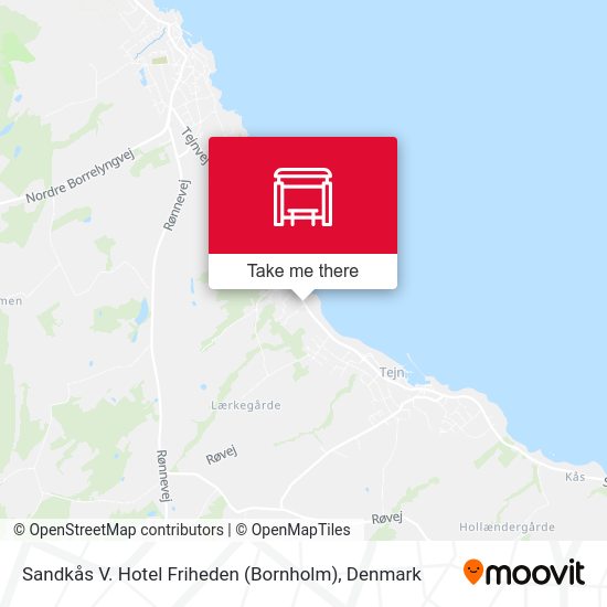 Sandkås V. Hotel Friheden (Bornholm) map