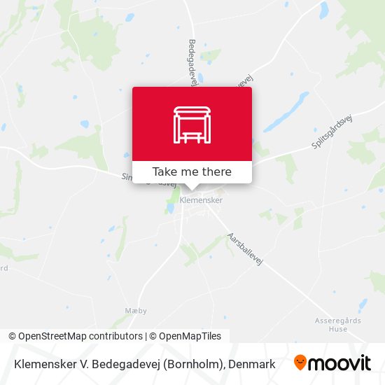 Klemensker V. Bedegadevej (Bornholm) map