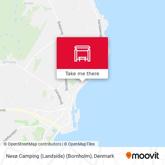 Nexø Camping (Landside) (Bornholm) map