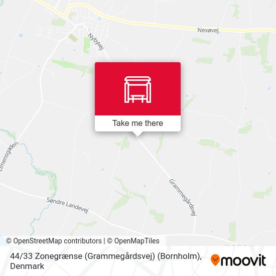 44 / 33 Zonegrænse (Grammegårdsvej) (Bornholm) map