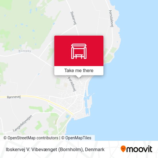 Ibskervej V. Vibevænget (Bornholm) map
