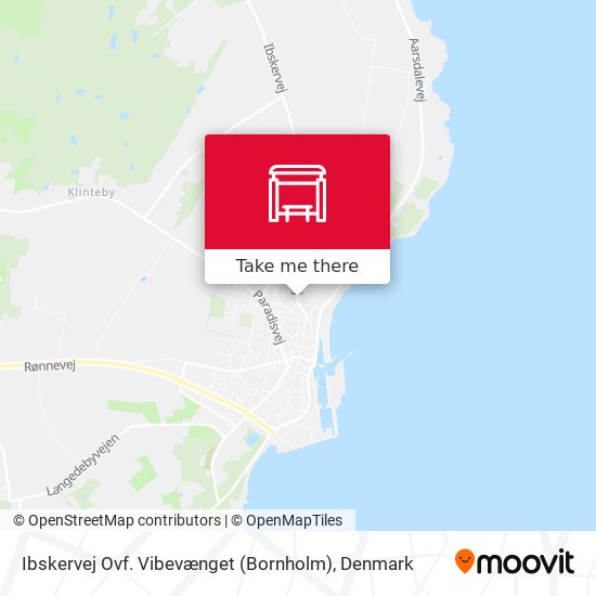 Ibskervej Ovf. Vibevænget (Bornholm) map