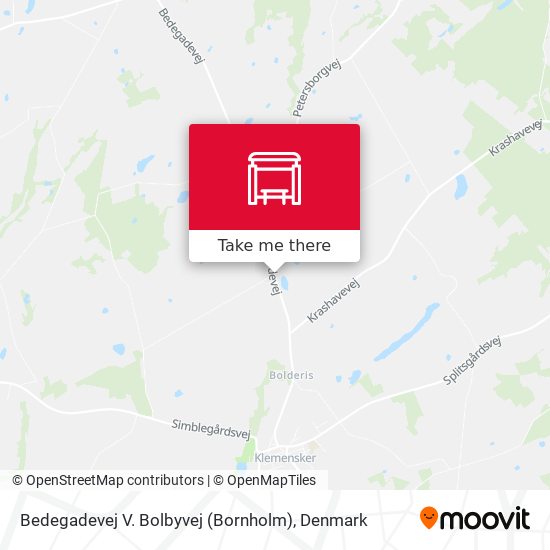 Bedegadevej V. Bolbyvej (Bornholm) map
