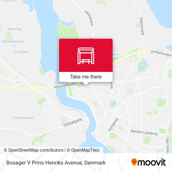 Bosager V Prins Henriks Avenue map