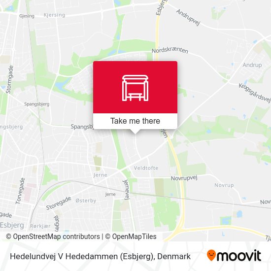 Hedelundvej V Hededammen (Esbjerg) map