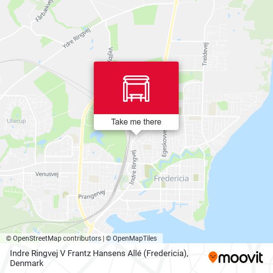 Indre Ringvej V Frantz Hansens Allé (Fredericia) map