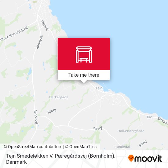 Tejn Smedeløkken V. Pæregårdsvej (Bornholm) map