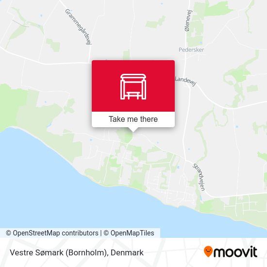 Vestre Sømark (Bornholm) map