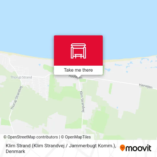 Klim Strand (Klim Strandvej / Jammerbugt Komm.) map
