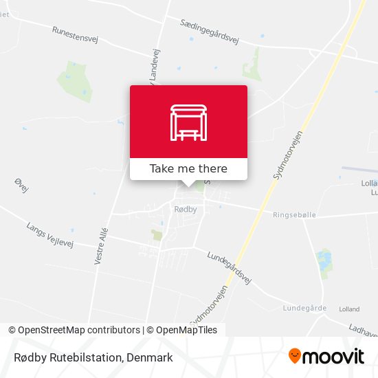 Rødby Rutebilstation map