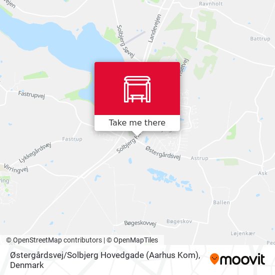 Østergårdsvej / Solbjerg Hovedgade (Aarhus Kom) map