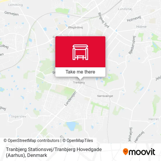 Tranbjerg Stationsvej / Tranbjerg Hovedgade (Aarhus) map