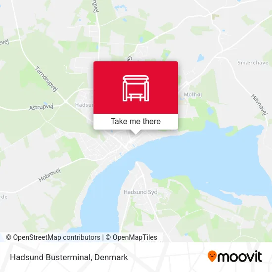 Hadsund Busterminal map