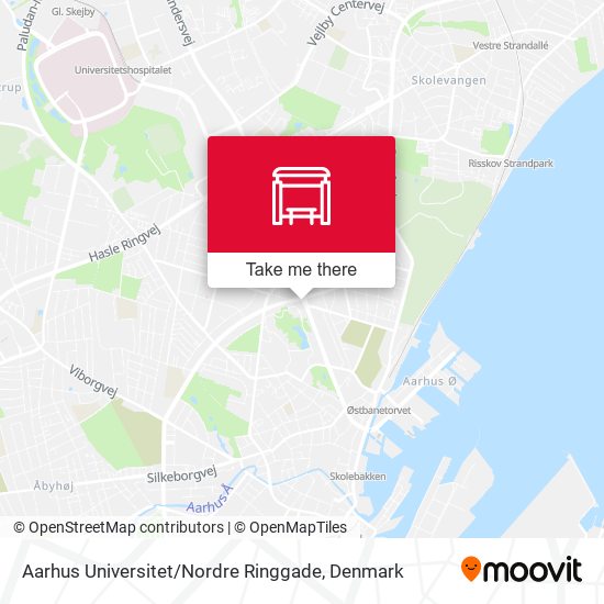 Aarhus Universitet / Nordre Ringgade map