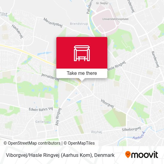 Viborgvej / Hasle Ringvej (Aarhus Kom) map