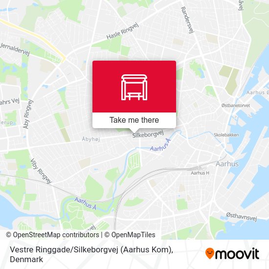 Vestre Ringgade / Silkeborgvej (Aarhus Kom) map