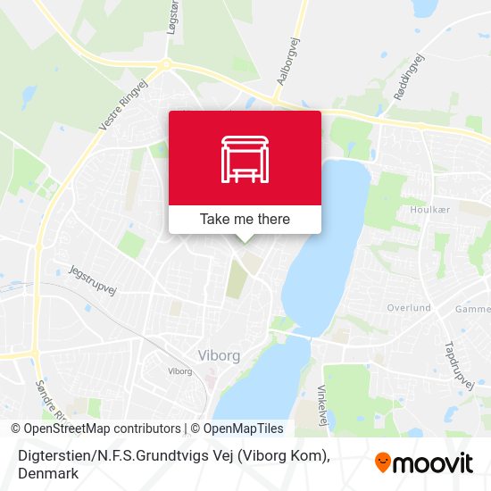Digterstien / N.F.S.Grundtvigs Vej (Viborg Kom) map