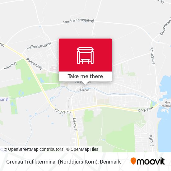 Grenaa Trafikterminal (Norddjurs Kom) map