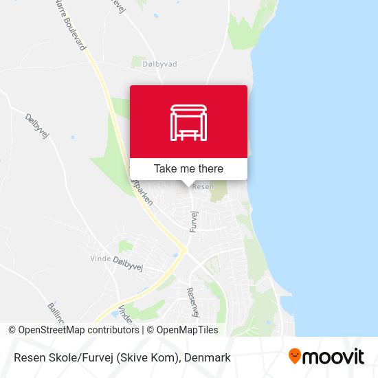 Resen Skole/Furvej (Skive Kom) map