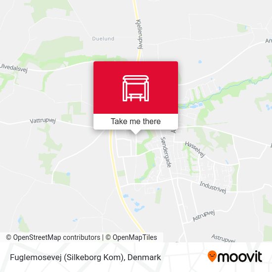 Fuglemosevej (Silkeborg Kom) map