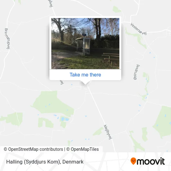 Halling (Syddjurs Kom) map