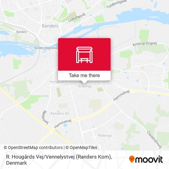 R. Hougårds Vej / Vennelystvej (Randers Kom) map