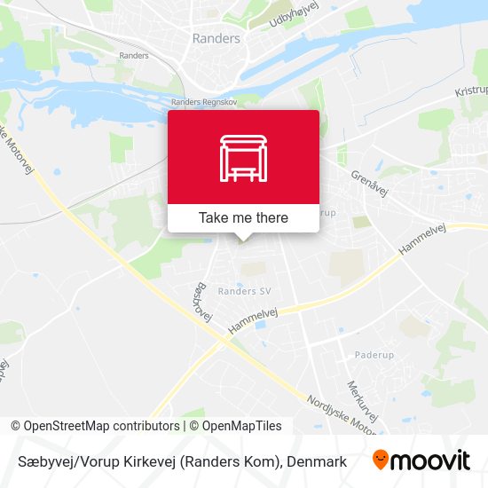 Sæbyvej / Vorup Kirkevej (Randers Kom) map