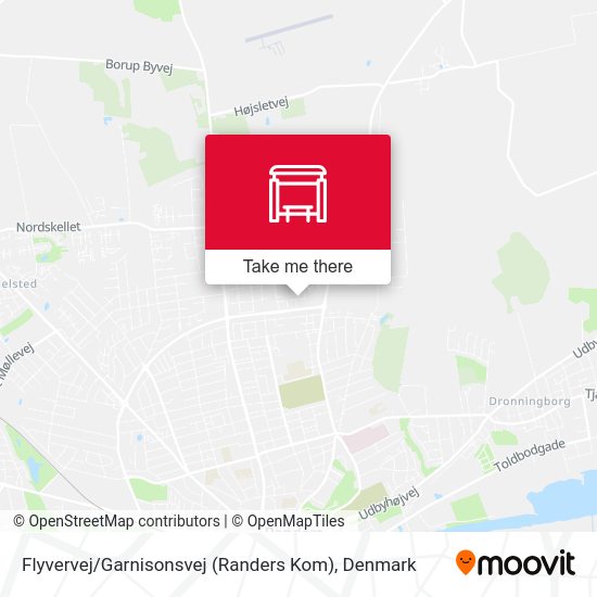 Flyvervej / Garnisonsvej (Randers Kom) map