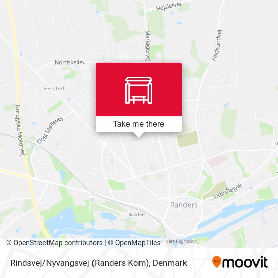 Rindsvej / Nyvangsvej (Randers Kom) map