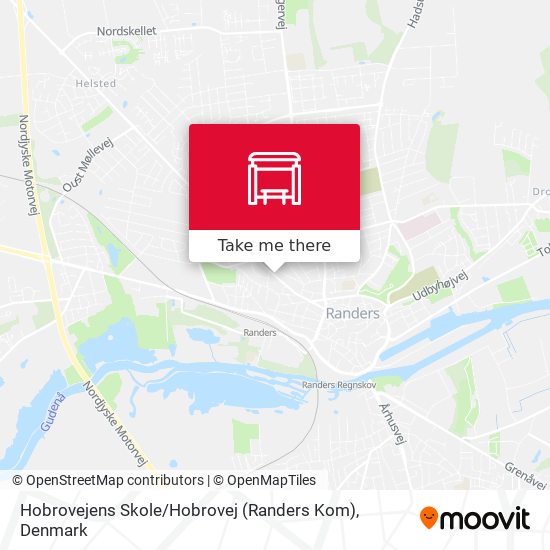 Hobrovejens Skole / Hobrovej (Randers Kom) map