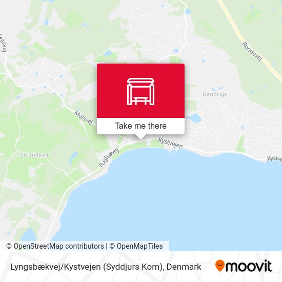 Lyngsbækvej / Kystvejen (Syddjurs Kom) map