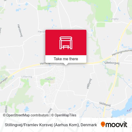 Stillingvej / Framlev Korsvej (Aarhus Kom) map