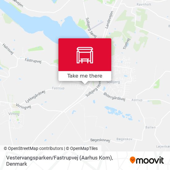 Vestervangsparken / Fastrupvej (Aarhus Kom) map