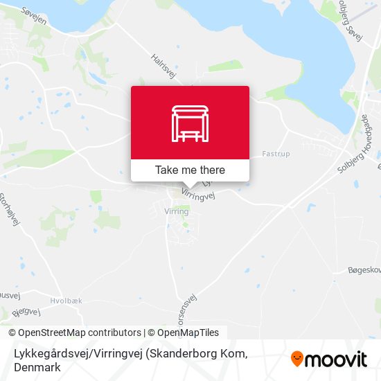 Lykkegårdsvej / Virringvej map