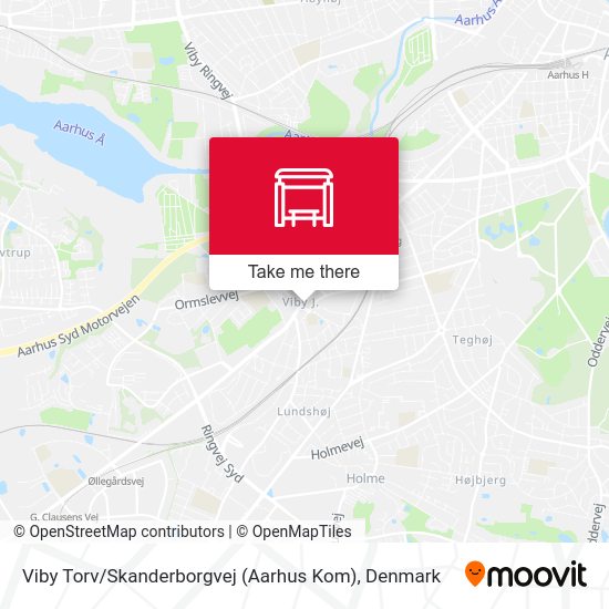 Viby Torv / Skanderborgvej (Aarhus Kom) map