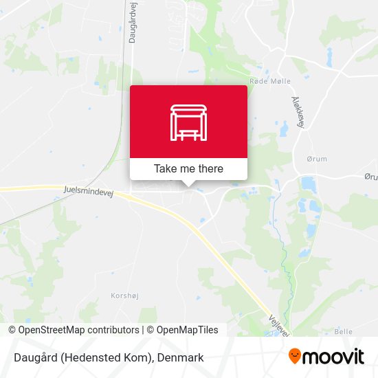 Daugård (Hedensted Kom) map