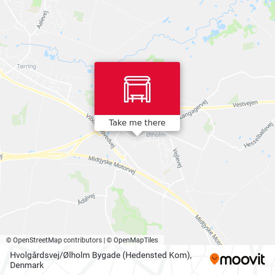 Hvolgårdsvej / Ølholm Bygade (Hedensted Kom) map