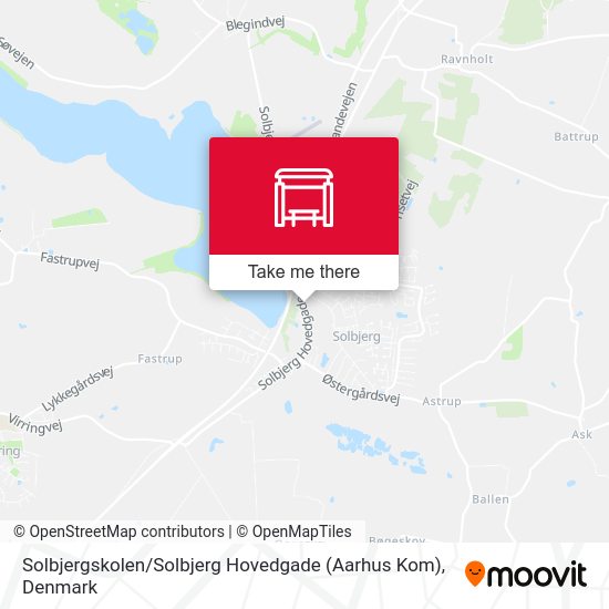 Solbjergskolen / Solbjerg Hovedgade (Aarhus Kom) map