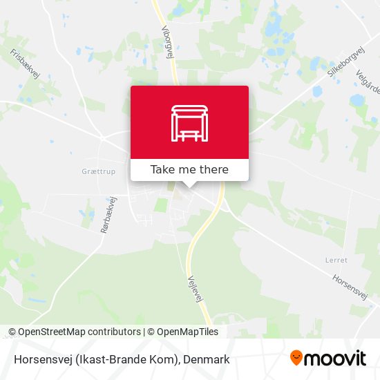 Horsensvej (Ikast-Brande Kom) map