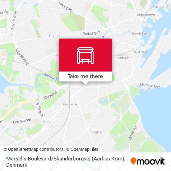 Marselis Boulevard / Skanderborgvej (Aarhus Kom) map