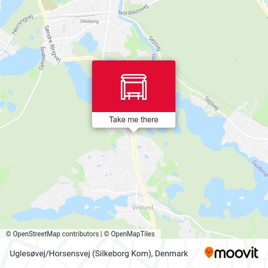 Uglesøvej / Horsensvej (Silkeborg Kom) map